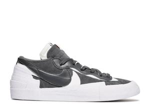Кроссовки Nike Sacai X Blazer Low 'Iron Grey', серый