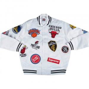Куртка Supreme x Nike x NBA Teams Warm Up Denim, белый