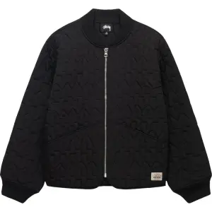 Куртка Stussy S Quilted Liner Jacket 'Black', черный