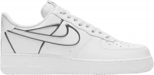 Кроссовки Nike Air Force 1 Low 'White Metallic Pewter', белый