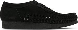 Кроссовки Supreme x Woven Wallabee Black, черный