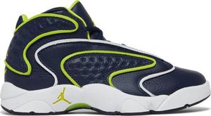 Кроссовки Wmns Air Jordan OG College Navy Venom Green, синий