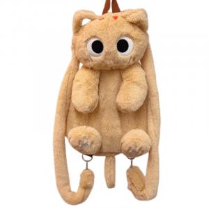 Плюшевый рюкзак в виде кошки, плюшевая кукла, малый размер/большой размер, высокий Click