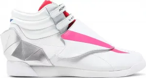 Кроссовки power rangers x wmns freestyle high 'pterodactyl zord' Reebok, белый