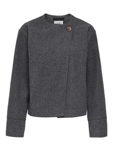 Куртка межсезонная 'JDYRubin' в цвете Mottled Black