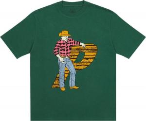 Футболка Palace Saddle Up T-Shirt 'Green', зеленый