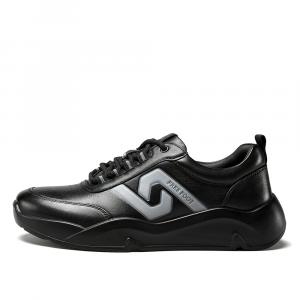 YEARCON Мужские черные кеды лоу-топ, цвет Black