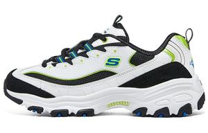 Кроссовки женские толстые низкие белые, черные, синие Skechers