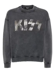 Толстовка с надписью Dsquared2, серый