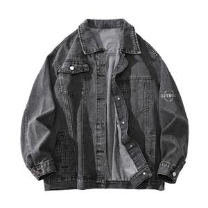 Джинсовая куртка унисекс LIVINGTOWN, Темно-серый