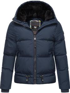 Пуховик ragwear Briony, темно-синий