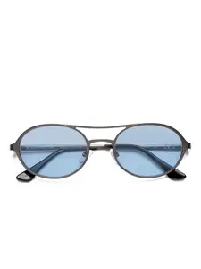 Солнцезащитные очки в металлической оправе «пилот» Retrosuperfuture, серый