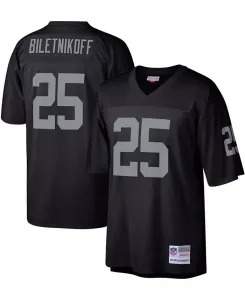 Мужская реплика ретро-джерси Fred Biletnikoff в черном цвете, Las Vegas Raiders, из коллекции Retired Player Legacy Mitchell & Ness