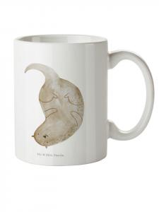 Детская кружка, выдра вверх ногами, без слов, белого цвета Mr. & Mrs. Panda