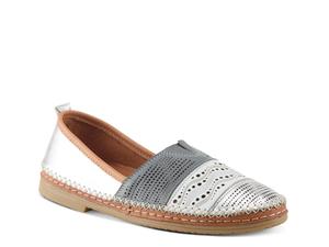 Слипоны Spring Step Highwest Slip-On, серебристый металлик