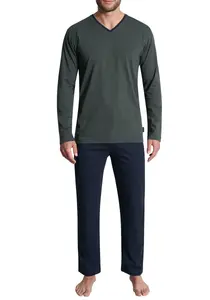 Пижама TOM TAILOR "Невада" (2 шт.), с классным сочетанием верха и низа, зеленый