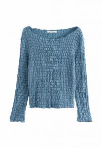 Топ с длинными рукавами Next, синий