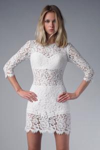 Коктейльное платье с рукавами 3/4 Basix Black Label, белый