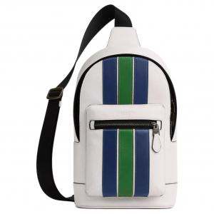 COACH West Calfskin Sling Bag Small Men's Multicolor