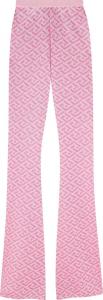 Брюки Versace La Greca Jacquard Pant 'Pink/Fuchsia', розовый