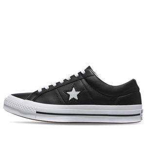 Кроссовки Converse One Star Perforated leather 158465C, черный