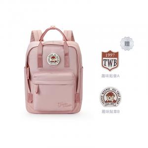 Teenie Weenie Рюкзак из полиуретана для тубы унисекс черный и бордовый/хаки и коричневый кофе, Leather Pink-L