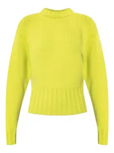 Джемпер с круглым вырезом Alexander McQueen, желтый