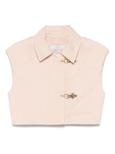 Forte Forte поплиновый жилет, розовый