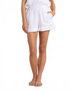 Элис Льняные шорты в классическом белом SOUTHERN TIDE