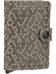 Кошелек Secrid Geldbörse Miniwallet Hexagon, серый