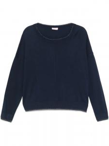 LIU JO топ с люрексом, синий