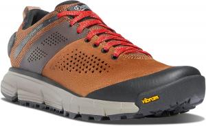 Женские походные ботинки Danner Trail 2650 3” - прочный верх из замши и текстиля, дышащая сетчатая подкладка, стелька Ortholite и подошва Vibram с повышенным сцеплением, коричневый/красный