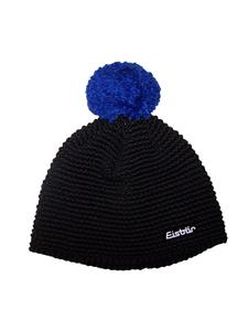 Шапка Eisbär Winter Mütze Jamie Pompon, цвет Schwarz-Blau
