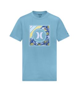 Футболка Hurley Kids Illuminate Graphic T-Shirt, цвет Harbor Green