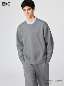 Оверсайз свитшот Uniqlo, 05 grey