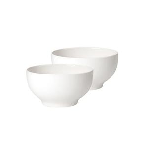 Набор посуды Villeroy & Boch For Me из двух предметов, фарфор, белый