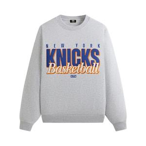 Свитер Kith For The New York Knicks Classic Vintage Nelson Crewneck, Light Heather Grey