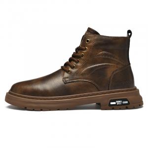 XIMO BULL Коричневые короткие ботинки Martin для мужчин, цвет Brown