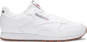 Кроссовки classic leather 'white gum' Reebok, белый
