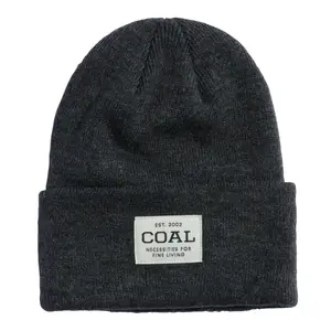 Мужская форменная высокая шапка-бини Coal, Charcoal
