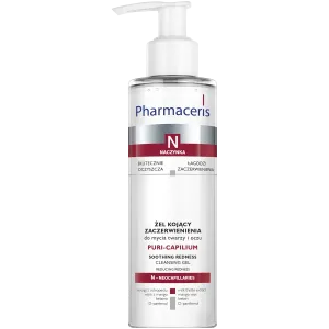 Pharmaceris N Puri-Capilium гель успокаивающий покраснения для умывания лица и глаз, 190 мл
