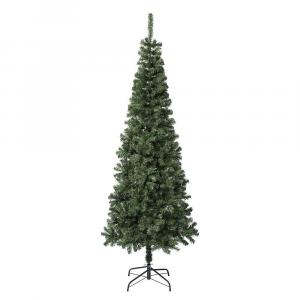 Национальная лесная компания 7 1/2 футов. Искусственная рождественская елка из липы в тонкой упаковке National Tree Company, красный