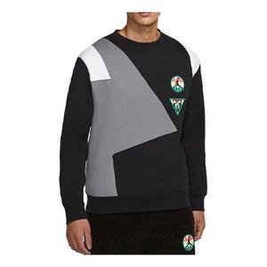 Толстовка Air Jordan Contrast Warm Basketball Sweater For Men Black, черный