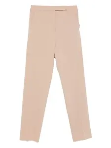 Брюки с необработанным краем кармана MAX MARA, нейтральный