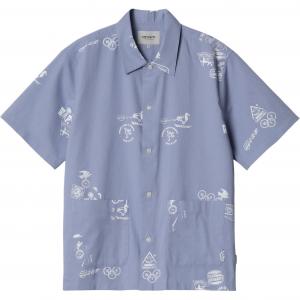 Рубашка Stamp Carhartt WIP, синий