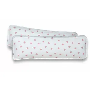 Подушка для поддержки спины Ticaa, белый/розовый