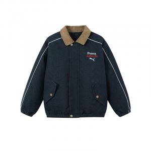 Детская утепленная куртка PUMA, темно-синий