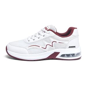 Низкие повседневные туфли женские King Jinmai, Black Red