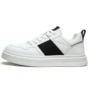 Низкие мужские скейтерские кеды Mulinsen, бело-черные