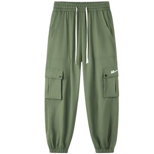 Грузовые брюки унисекс темно-серые WARRIOR, зеленый